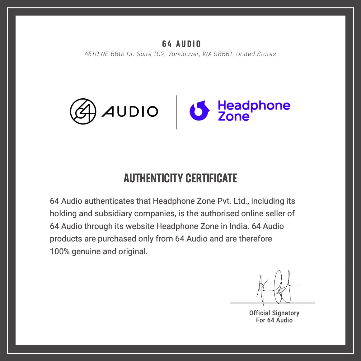 Headphone-Zone-64 Audio-U18t