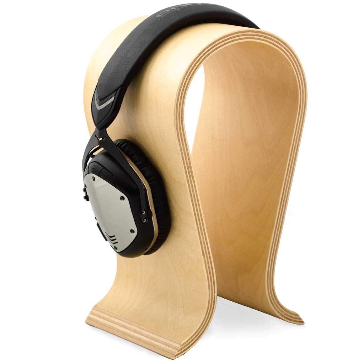 Headphone-Zone-Omega-Handcrafted Wooden Headphone Stand-Birch