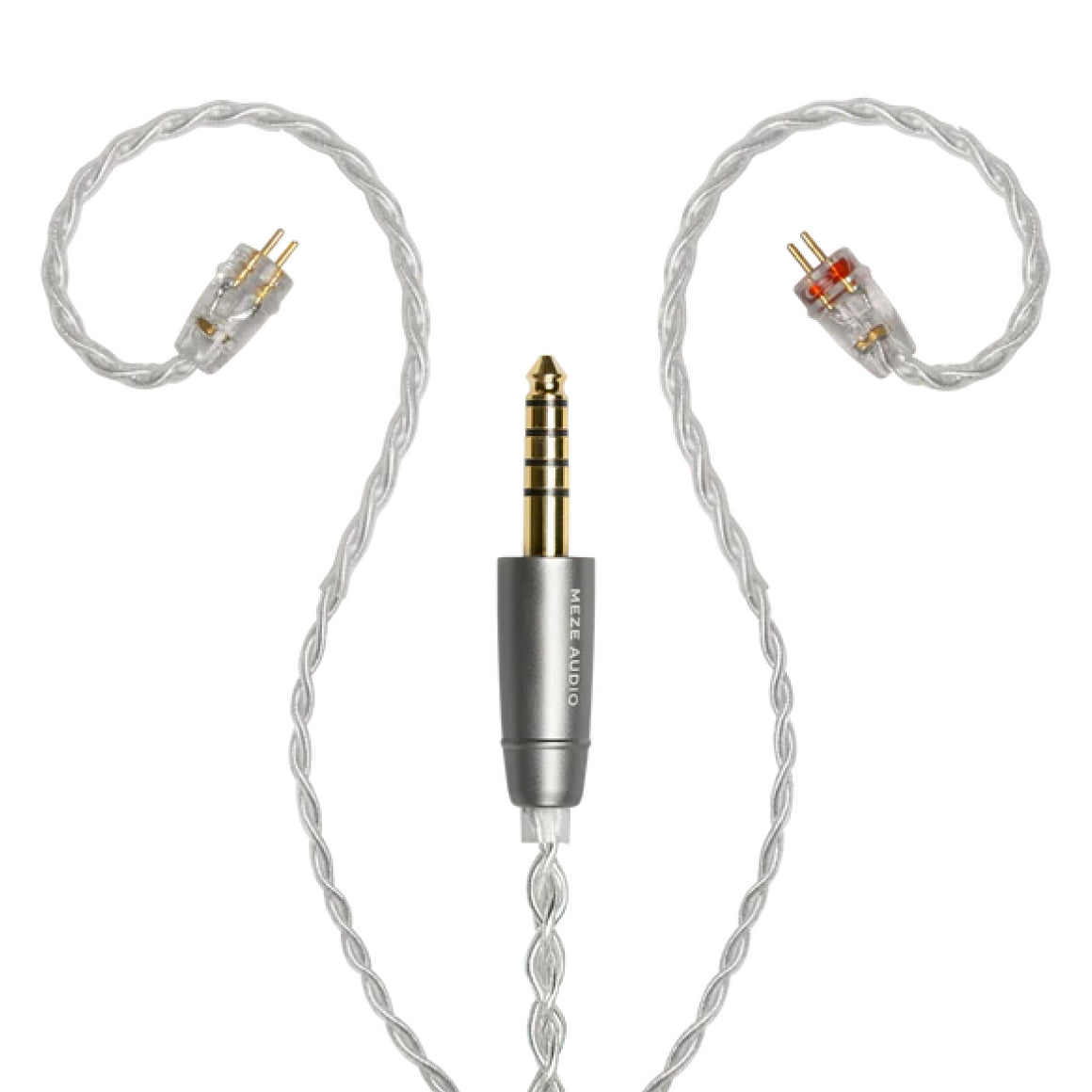 Meze-Alba-2-Pin-to-Balanced-4.4mm-Silver-Plate-Cable